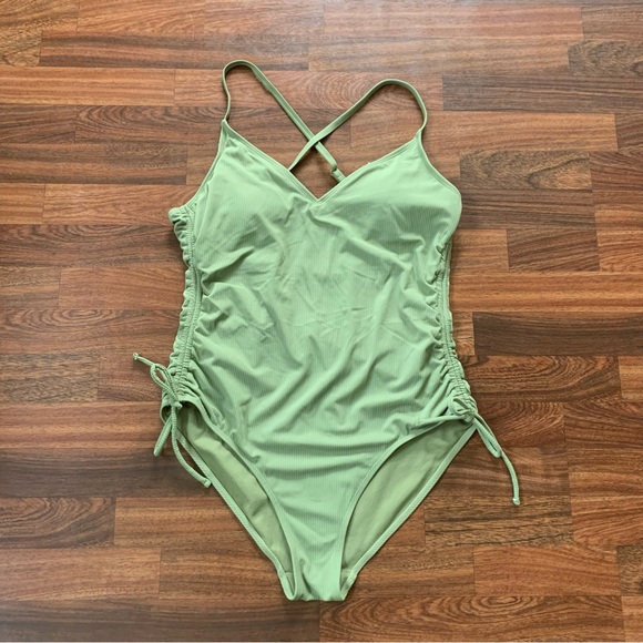 Catalina Green One Piece Swimsuit XL/16 - Picture 1 of 7
